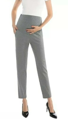 maternity dress pants Maternity Wide Leg Dress Pants Royal Blue / M / Regular (30) main image 1