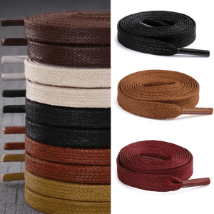 flat leather shoe laces