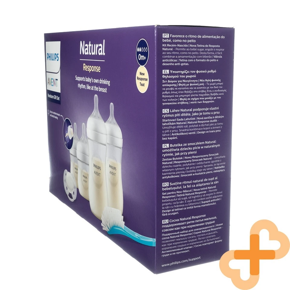Philips AVENT Natur Response Fütterung Baby Flasche Set für Neugeborenes SCD838/ - Bild 3 von 4