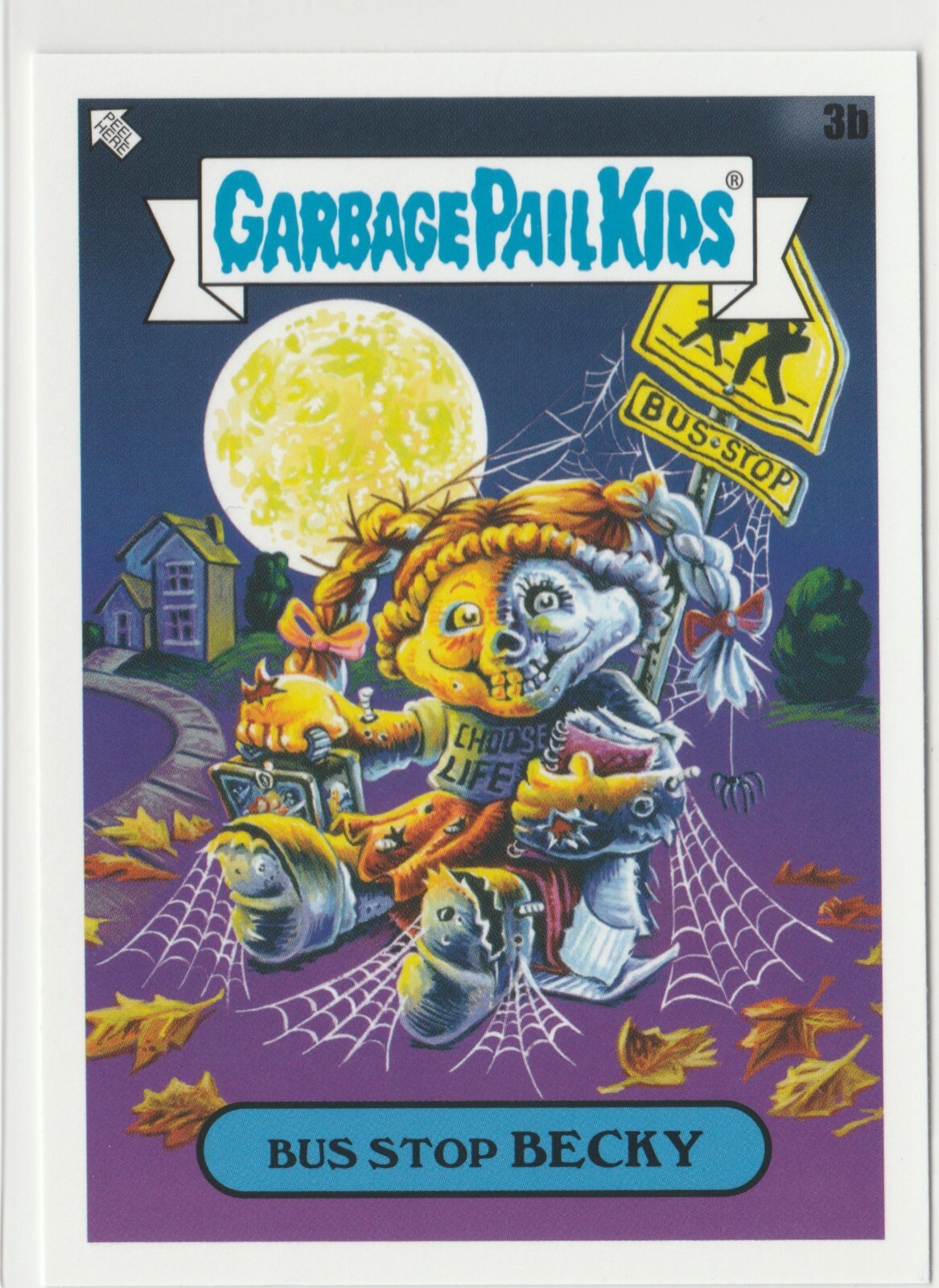 Bus Stop Becky #3b Garbage Pail Kids GPK 2020 Late To School LTS