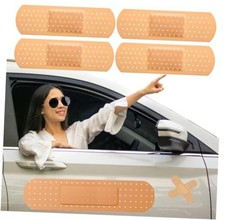 Bandaid Magnets for Car, 4 Pcs Funny Car Decals, Flexible Magnetic Bumper