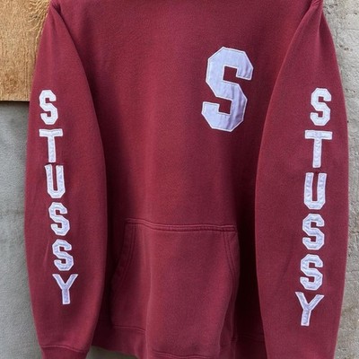 Vintage 2000's Stussy S Embroidery Logo Hoodie Size Large Rare | eBay