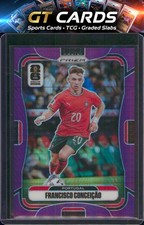 Francisco Conceicao Purple Hyper Prizms #/299 2026 PaniniWorld Cup #356 Portugal