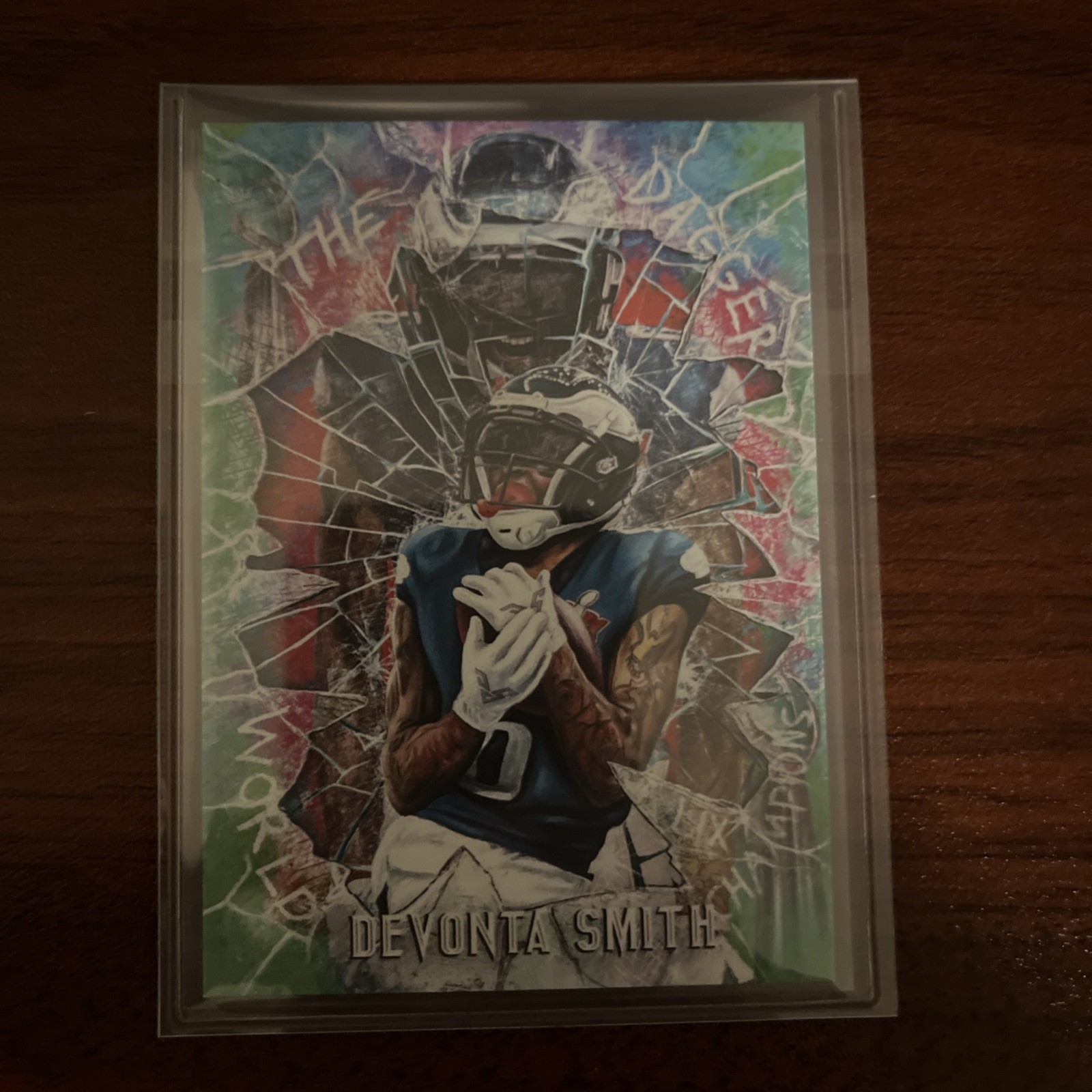 Devonta Smith 2025 Immortal Moments Spector Sports Art “The Dagger” /4059