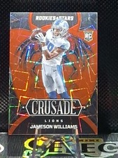 Jameson Williams #CR-14 Red Prizm 3/80 (RC)2022 Panini Rookies & Stars  Crusade 