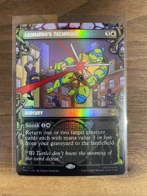 Leonardo's Technique (Showcase) Teenage Mutant Ninja Turtles Foil 0224