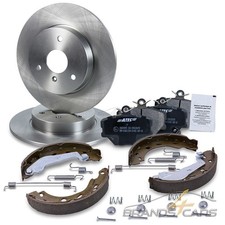 ATEC BREMSSCHEIBEN + BREMSBELÄGE VORNE + BREMSBACKENSATZ HINTEN FÜR SMART