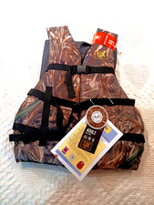 REDUCED PRICE!!! SJK Realtree Adult Universal USCG Camo LifeJacket Vest-ruth5522