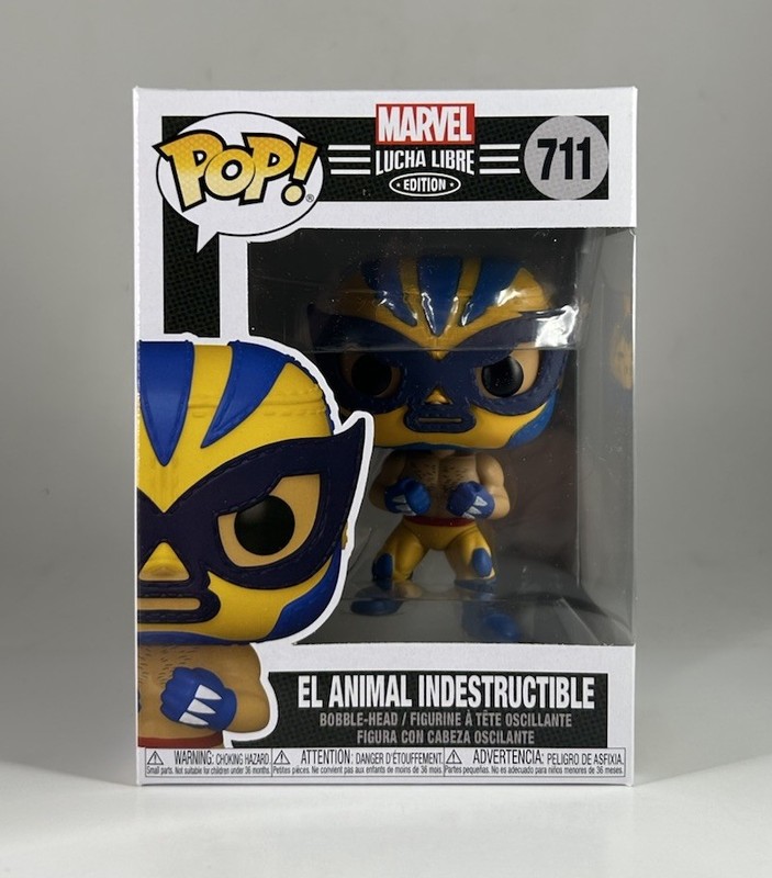 Funko POP! Marvel Lucha Libre El Animal Indestructible (Wolverine) #711 (NEW)