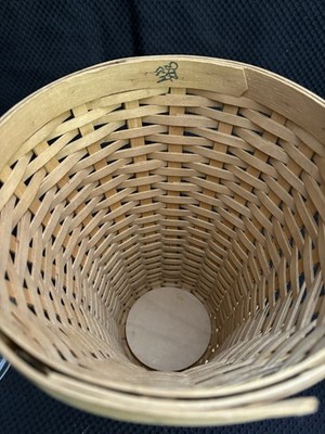 Longaberger 2003 Collector's Club Floral Vase Basket and