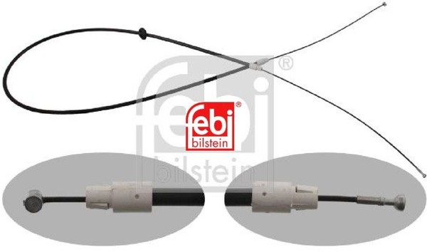 Febi Bilstein 34911 Seilzug FüR Feststellbremse Handbremsseil Bremsseil-image