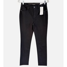 Chico's So Slimming Girlfriend Slim Leg Ankle Black Stretch Jeans NWT 00R 2R