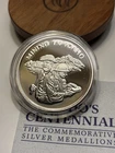 1990 Celebrate Idaho MINING IN IDAHO Commemorative 1 Oz .999 Silver Proof Round