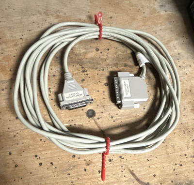 Siemens SPS-Kabel 6ES5734-2BF00 mit SUB-D Steckern DB25 auf DB9