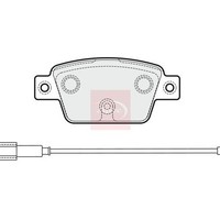Alfa Romeo Mito 955 2008-2018 BremsbeläGe Hinten Apec (R90)