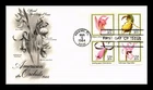 DR JIM STAMPS US COVER ORCHIDS FIRST DAY ISSUE SETENANT ARTCRAFT