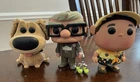 Pop Funko UP Carl, Dug, & Russell Lot Disney Pixar Movie Loose Figures