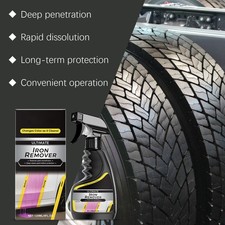 Iron Remover Wheel Cleaner Rust Removal Rust Protection 120ml Gentle respectable
