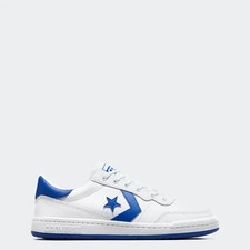 CONVERSE FASTBREAK PRO LEATHER LOW SNEAKERS MEN SHOES WHITE/BLUE SIZE 12 NEW