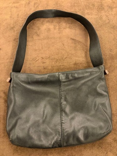 LOEWE Vintage Leather Shoulder Bag 1990s Classic Crossbody with Minor Wear