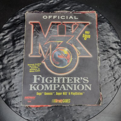 Mortal Kombat 3 Fighter's Kompanion Brady Games Guide 1995 Sega SNES PS1  