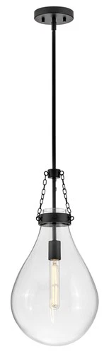 Hinkley Lighting 46057 Eloise 11"W Pendant - Black - Picture 12 of 12