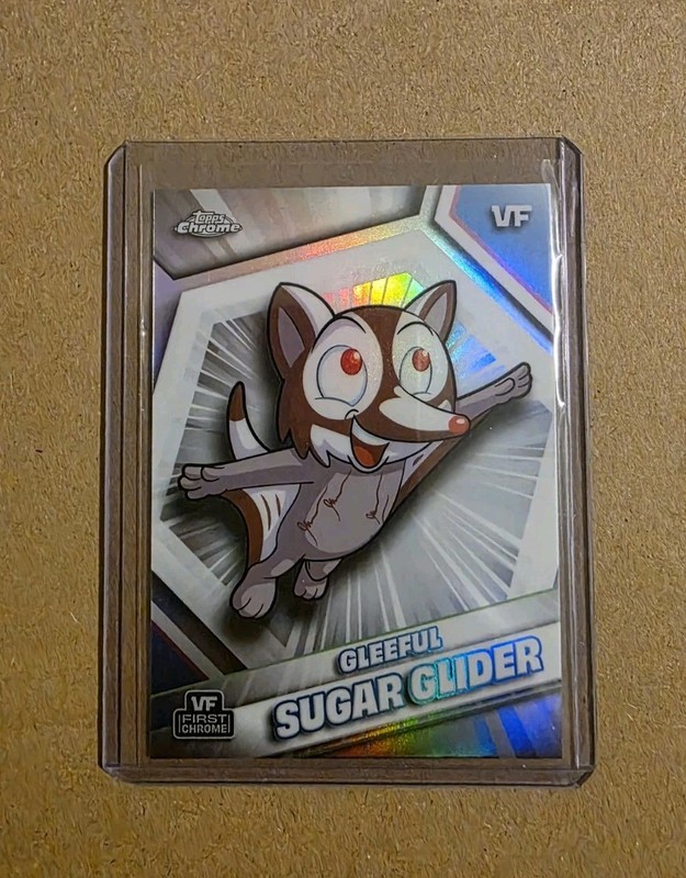 Gleeful Sugar Glider Refractor 2026 VeeFriends Topps Chrome #83