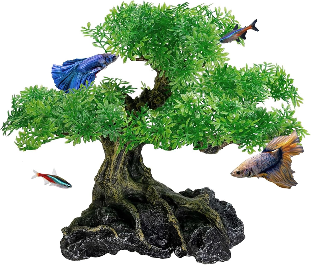 Aquarium Bonsai Tree Plant Fish Tank Decorations Medium/Large Resin Plastic  Ar | eBay