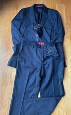 Boys 3 Piece Navy Blue Suit Kids Wedding Formal Suit Size 16