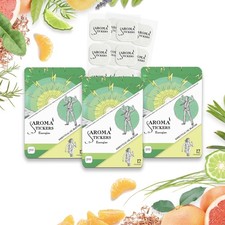 AROMA STICKERS® Original Blend ENERGIZE - 100% Natural 1 Fl Oz (Pack of 3) 