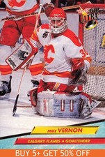 1992-93 Ultra #31 Mike Vernon Calgary Flames Hockey