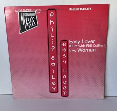 PHILIP BAILEY & PHIL COLLINS: easy lover CBS  12'' Single 45 RPM Dutch Pressing