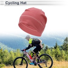 Cycling Hat Keep Warm Ear Protection Rose Red 27x19cm Desmooth Fabric 1 Pcs