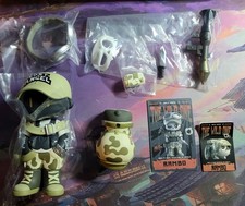 Mr Bone - Wild One (Ones) - Rambo - ¡Juego completo figura y perro!
