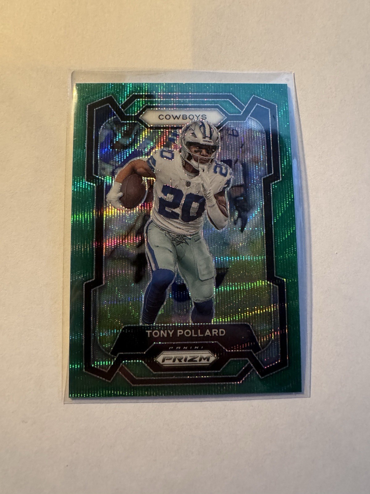 2023 Panini Prizm Prizms Green Wave #81 Tony Pollard - free shipping!