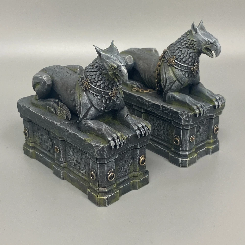 Enduring Stormvault Gryph Chasse Statues Warhammer Âge De Sigmar Scène Terrain - Photo 2/4