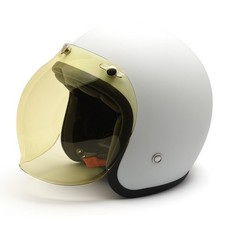 Bubble-Visier gelb  mit verstellbaren Druckkn...