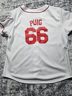 Yasiel Puig #66 Cincinnati Reds Majestic MLB Baseball Jersey Youth