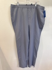 Jaanuu Gray Scrub Pants XL Solid Twill Polyester Medical MPN J95119