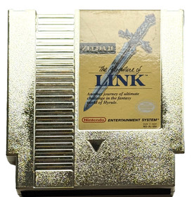 NINTENDO NES "THE LEGEND OF ZELDA" LINK GOLD CARTRIDGE MINT CONDITION VIDEO GAME