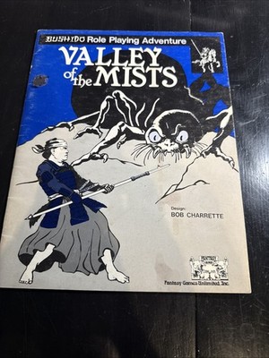 Bushido Valley of the Mists - Samurai RPG Fantasy Games Unlimited 1982 Japan