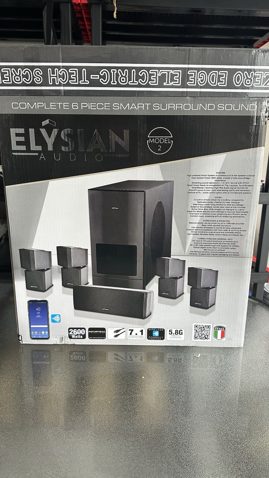 Speakers Model 2: 6 Piece Smart Surround Sound New
