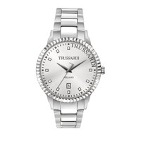 Trussardi T-Bent – Herrenuhr Stahl/Silber (R2453141004)