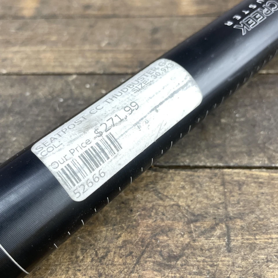 Tija de sillín con suspensión Cane Creek Thudbuster 30,9 mm negra M21K-10502 PIEZAS sin abrazadera Foto 2 de 4