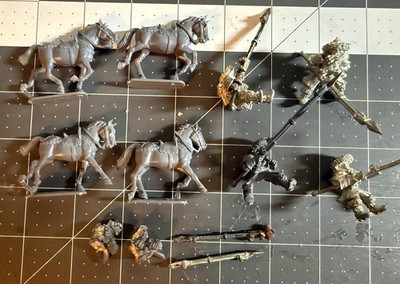 Warhammer 40k Imperial Guard Astra Militarum Attilan Rough Riders METAL