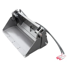 HUAYEE NEW  4-in-1 Multi-Purpose Bucket for Mini Skid Steer Loader Attachments