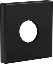 1.95 Inch Shower Arm Flange Replacement Square Matte Black for shower arm B