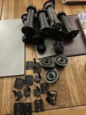 Kitchen Feet X8 with Clips Black For Attached Plinth Used B&Q Good Condition