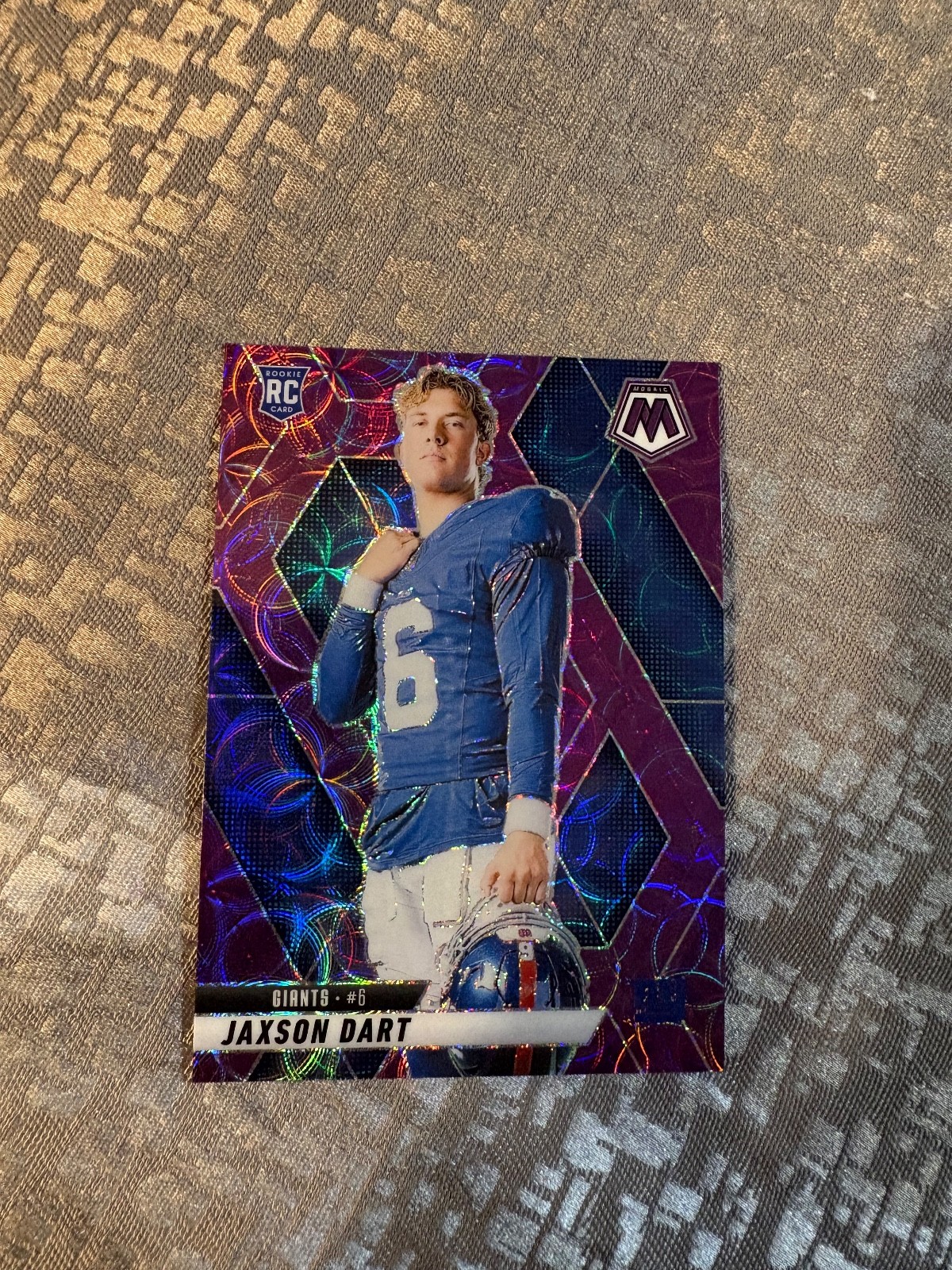 2025 Panini Mosaic Jaxson Dart Purple Scope Prizm Variation Rookie RC SP #288