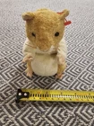 Vintage 2000 Ty Beanie Babies Pellet White Brown Hamster Plush Stuffed Animal